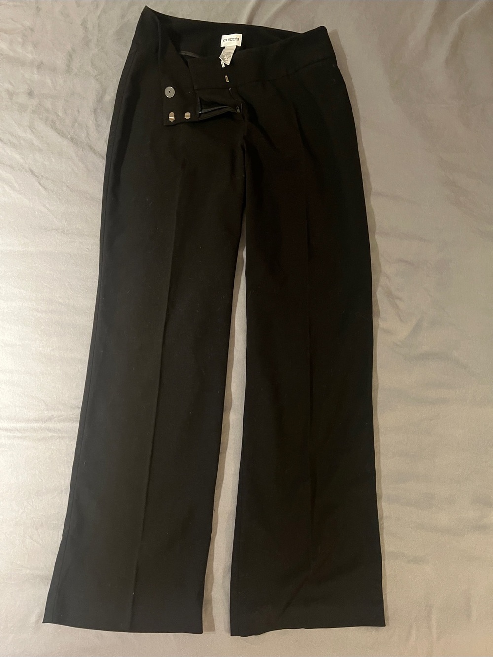 LIKE NEW!Chico's Black womans Dress Pants - Straight Leg. Reg$89- $50!Good deal😀